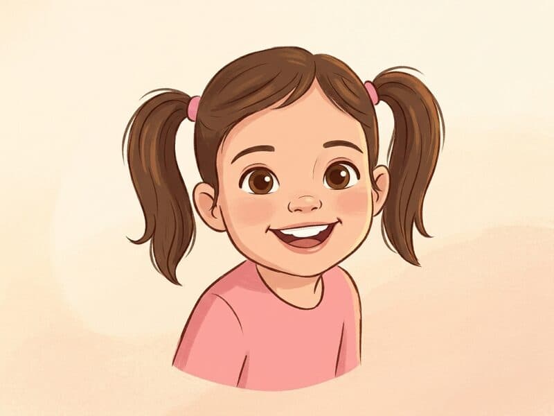 Sample illustration in the Modern Picture-Book style