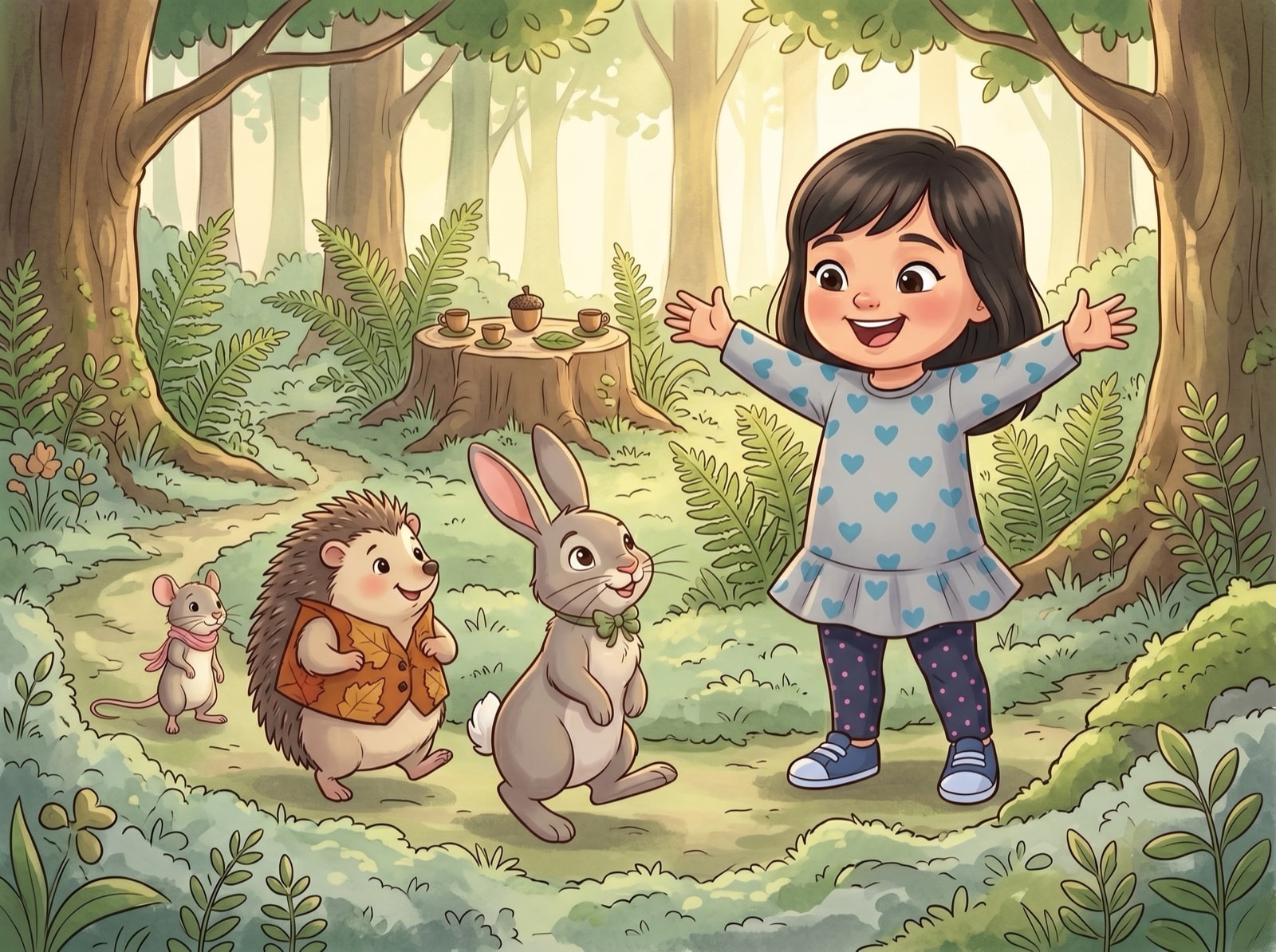 An interior scene from Juno's personalised Almia book