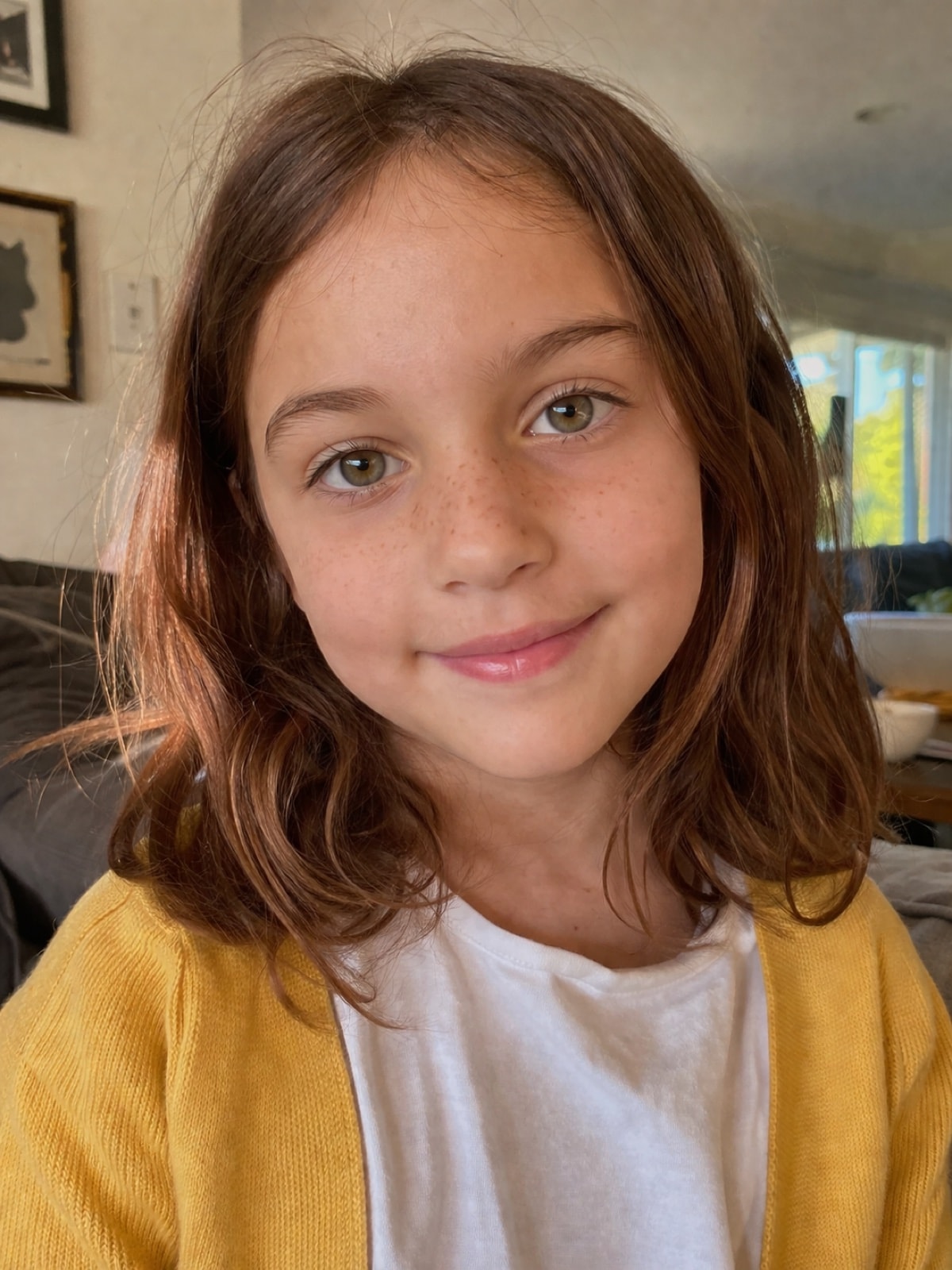 A child's photograph used as the source for a personalised Almia storybook